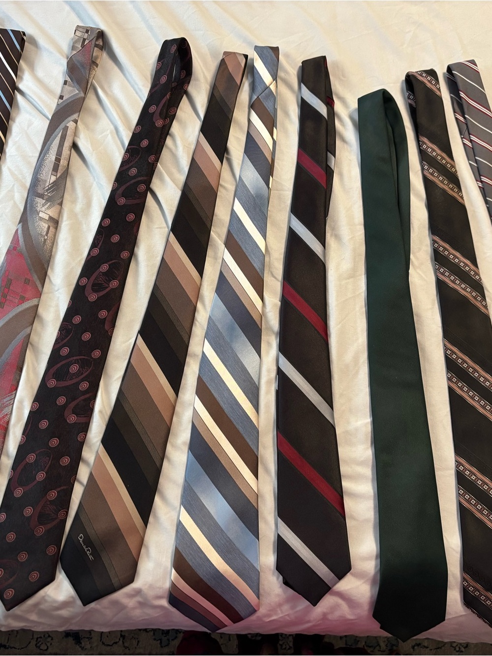 Men's Lot of Vintage Neck Ties - Classic Formal Accessory
